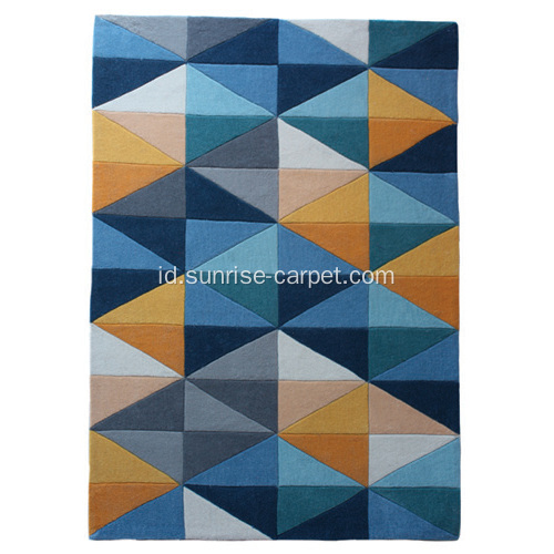 Karpet Acrylic Polyester Hand Carpet Karpet